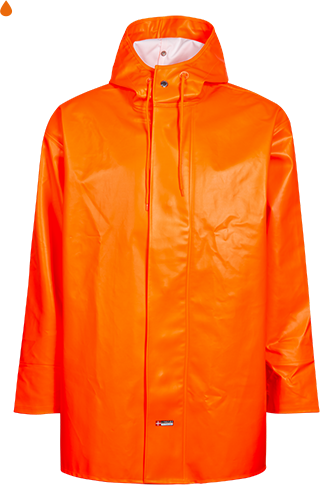 Rain Jacket In Heavy PVC