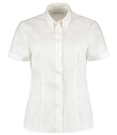 Kustom Kit Ladies Premium Short Sleeve Tailored Oxford Shirt