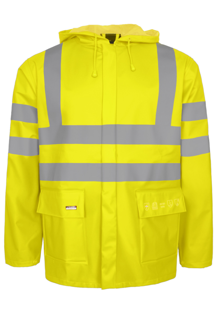 Women's Flame Retardant Hi-Vis Rain Jacket