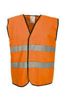 High Vis Waistcoat Velcro Closing
