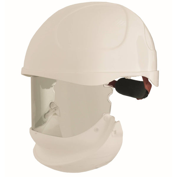 Ergos Intec Power 28 cal-cm2 Helmet with Integrated Faceshield