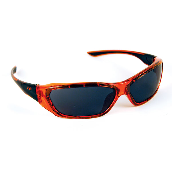 JSP Forceflex™ Flexible Safety Glasses - Orange-Smoke HC lens