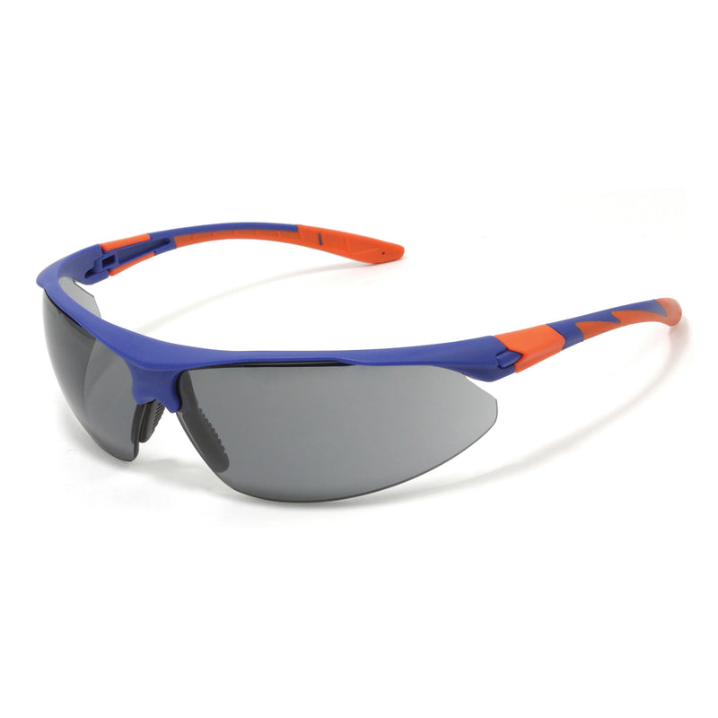 Stealth™ 9000 Smoke Safety Specs - Blue - Orange