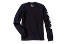 Men's Relaxed Fit Long Sleeve T-Shirt With Sleeve Logo