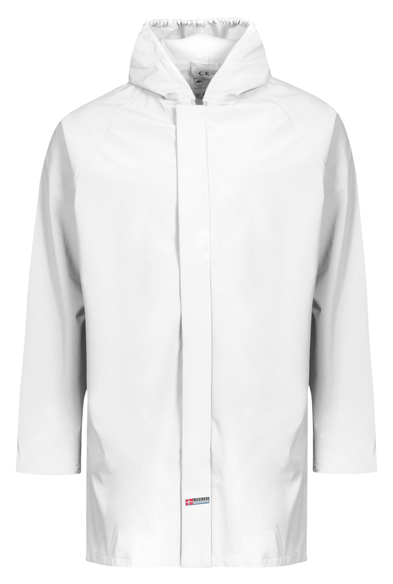 White rain gear outlet