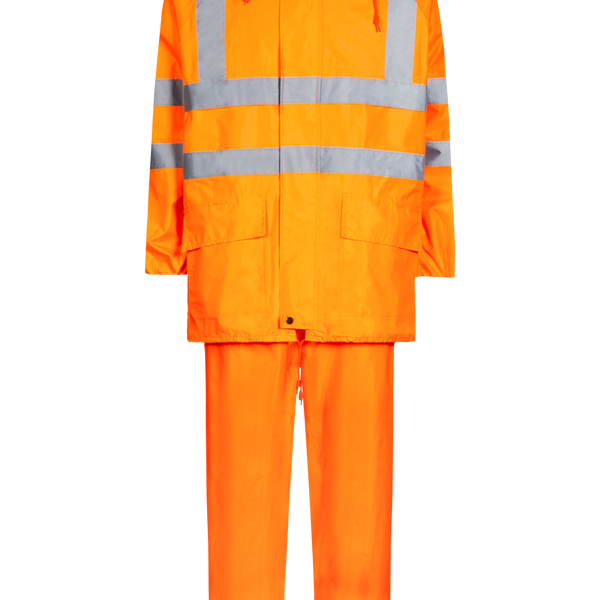 High Vis Rain Jacket & Trouser Set